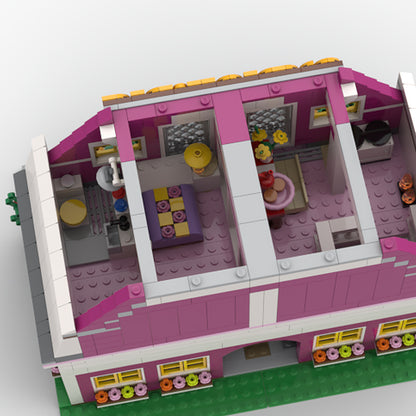 Goat Bricks Modular Sunshine Ranch Building Blocks Model