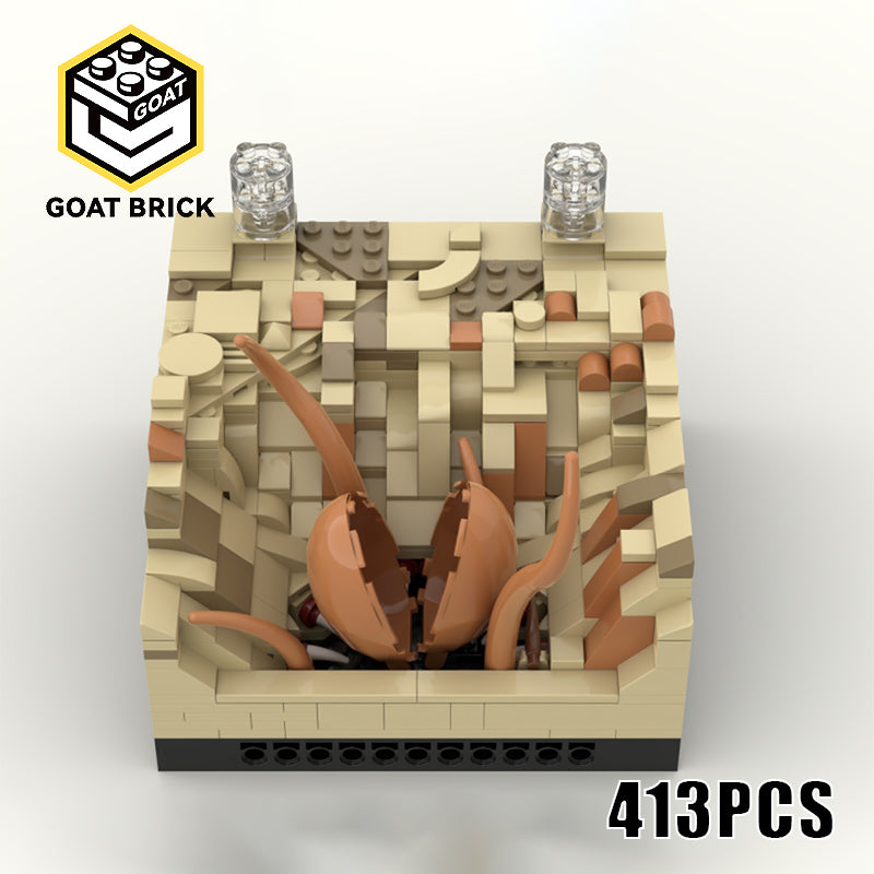 Goat Bricks Star Movie Sarlaac Pit MOD Building Blocks Model