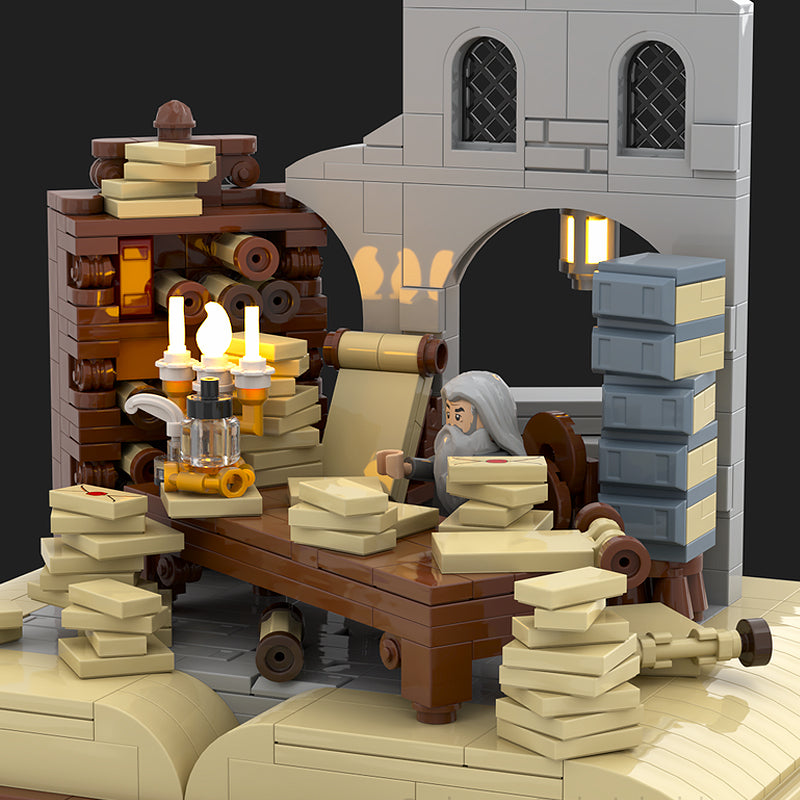 Goat Bricks Gandalf's Research - Archives of the White City Building Blocks Model