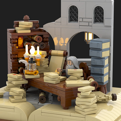 Goat Bricks Gandalf's Research - Archives of the White City Building Blocks Model