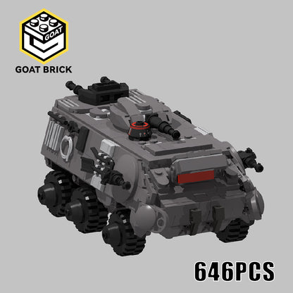 Goat Bricks Star Movie Imperial Light Utility Transport / Wheeled Building Blocks Model