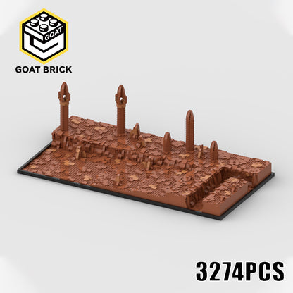 Goat Bricks Star Movie Geonosis Battlefront II Building Blocks Model