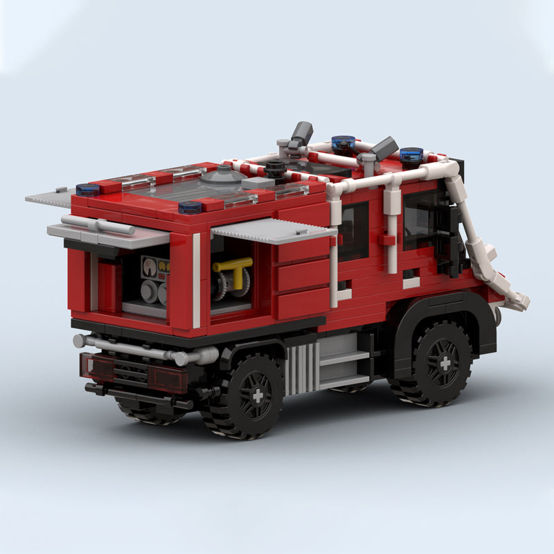Goat Bricks Utrecht Wildland Fire Engine Building Blocks Model