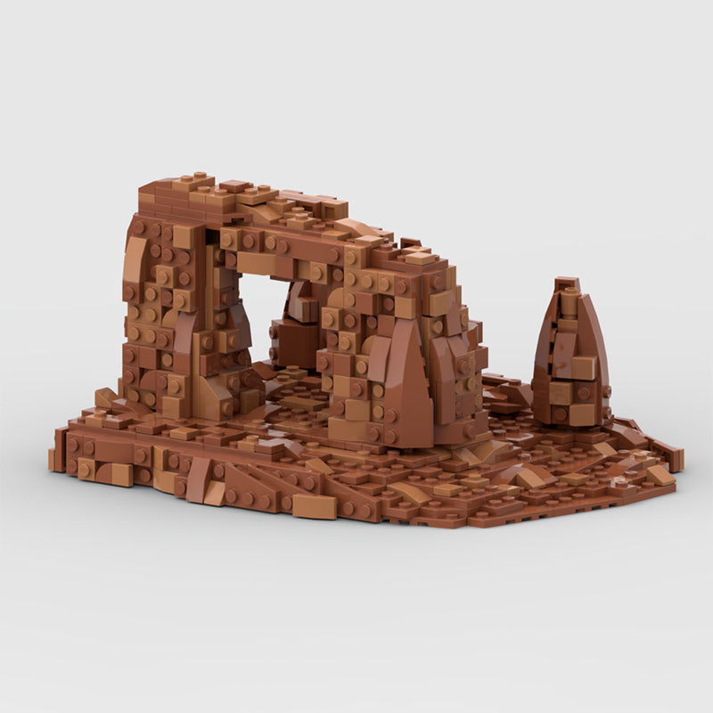 Goat Bricks Star Movie Geonosis Big Landscape MOC Building Blocks Model