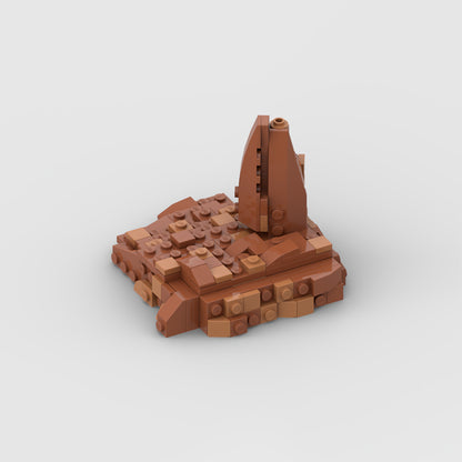 Goat Bricks Star Movie Mini Geonosis Landscape Building Blocks Model