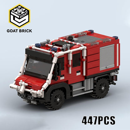 Goat Bricks Utrecht Wildland Fire Engine Building Blocks Model