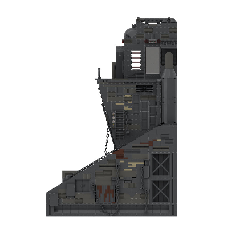 Goat Bricks Star Movie SW - Coruscant Lower Levels Building Blocks Model