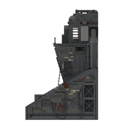 Goat Bricks Star Movie SW - Coruscant Lower Levels Building Blocks Model