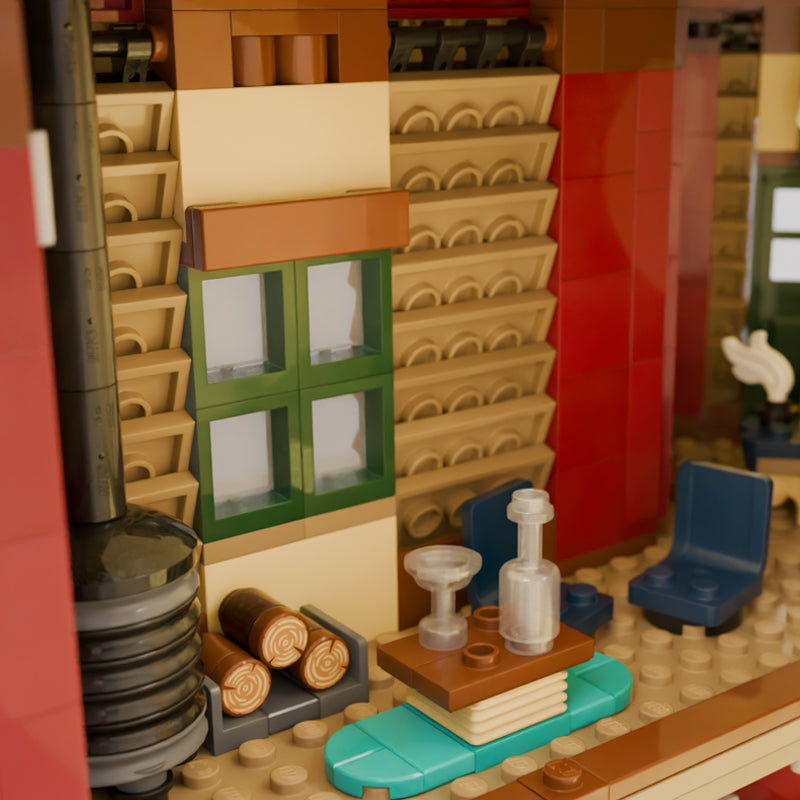 Goat Bricks OLD ROCK CITY Building Blocks Model