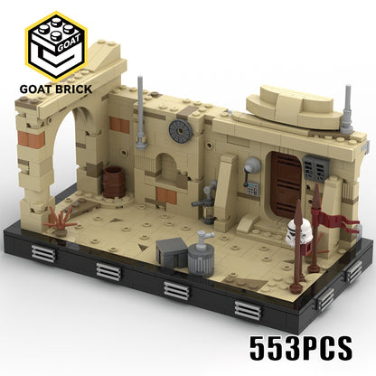 Goat Bricks Star Movie Streets of Mos Eisley Diorama Building Blocks Model