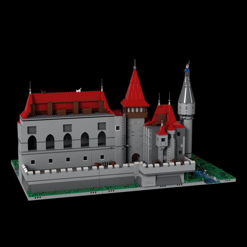Goat Bricks Corvin Castle from Romania Building Blocks Model