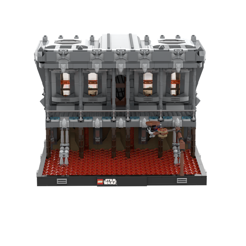 Goat Bricks Star Movie Separatist War Room on Mustafar Building Blocks Model