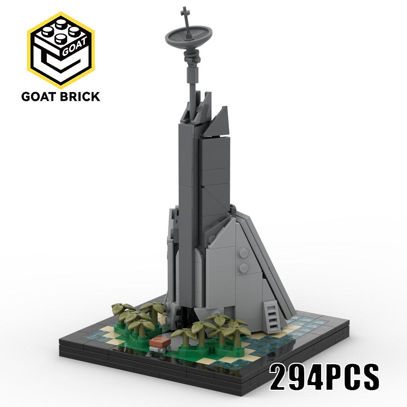Goat Bricks Star Movie Scarif Citadel Tower - Architecture Scale Building Blocks Model