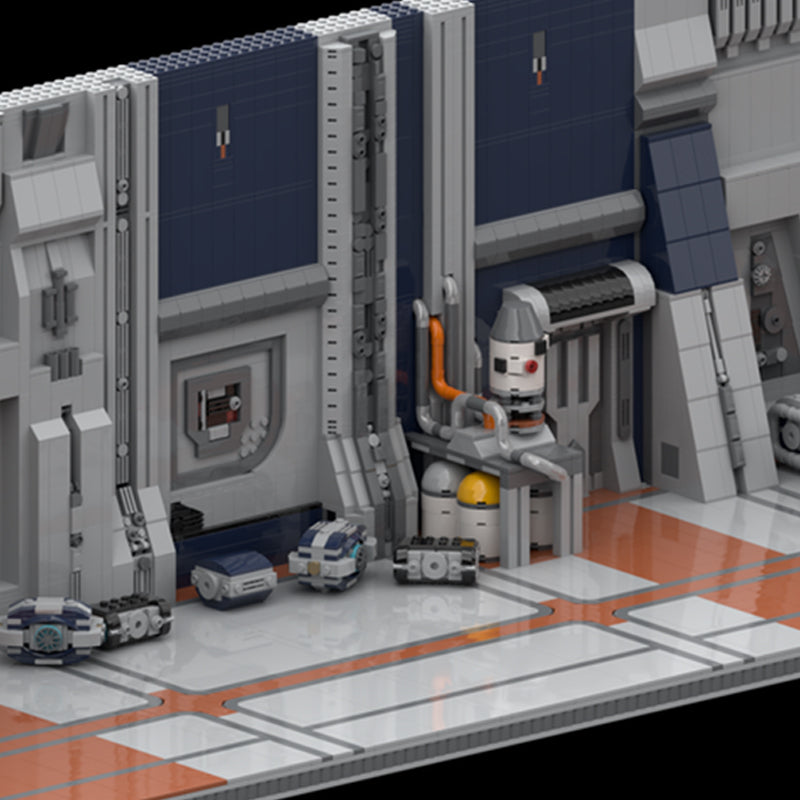 Goat Bricks Star Movie KUS Hangar Building Blocks Model