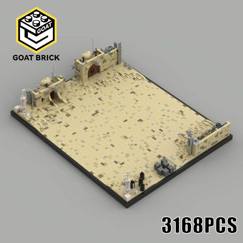 Goat Bricks Star Movie Tatooine Inquisitor Diorama MOC Building Blocks Model