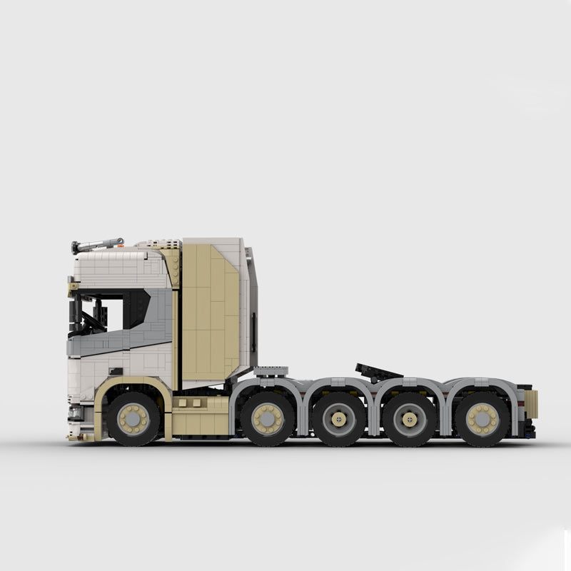Goat Bricks SCANIA 770s 10x4 tractor(Tan) Building Blocks Model