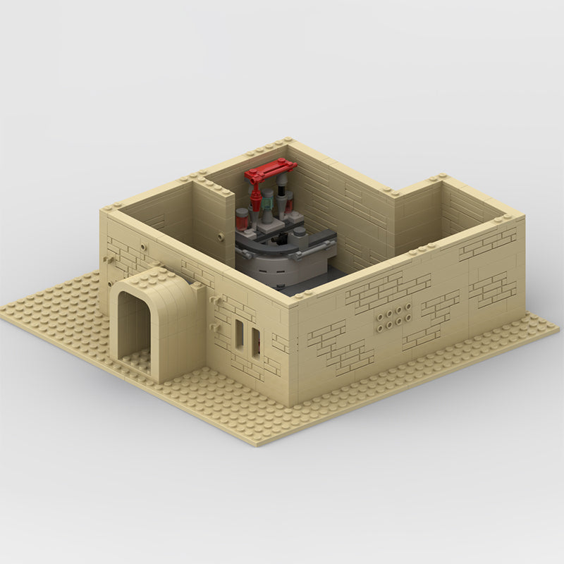 Goat Bricks Star Movie Scenario of Tatooine - Market Part02 Building Blocks Model