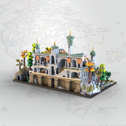 Goat Bricks Magical Movie Rivendell Mini Building Blocks Model