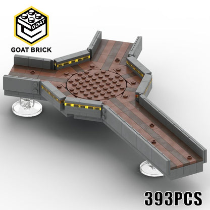 Goat Bricks Star Movie Siege of Mandalore Diorama Building Blocks Model
