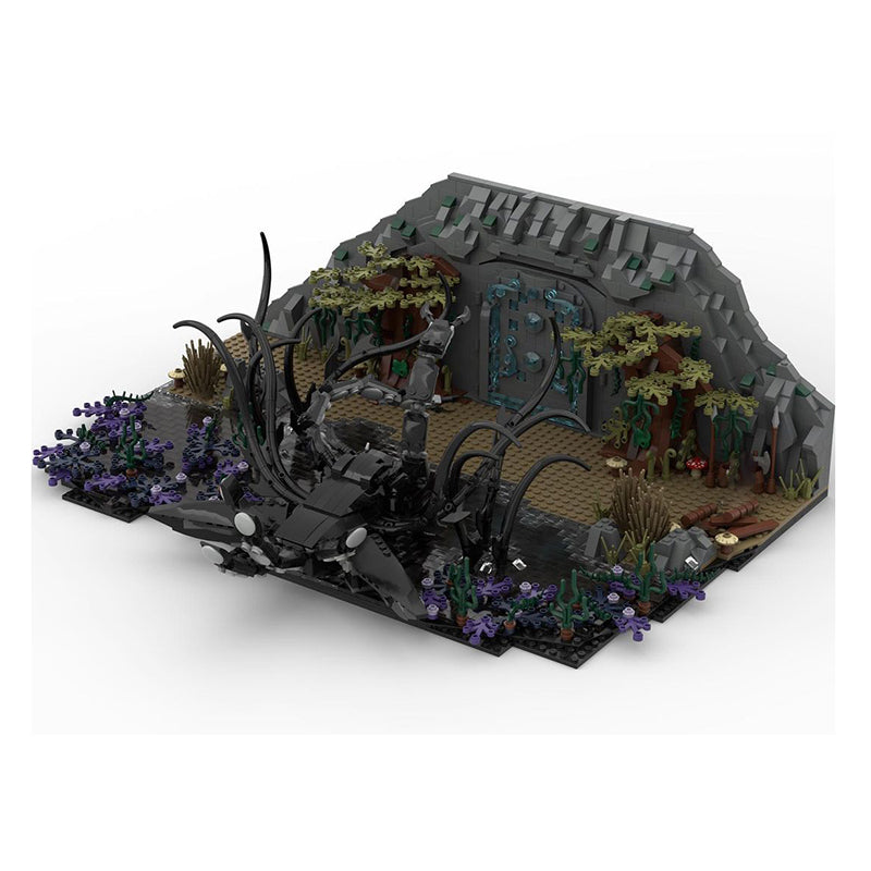 Goat Bricks The Watcher in the Water Building Blocks Model
