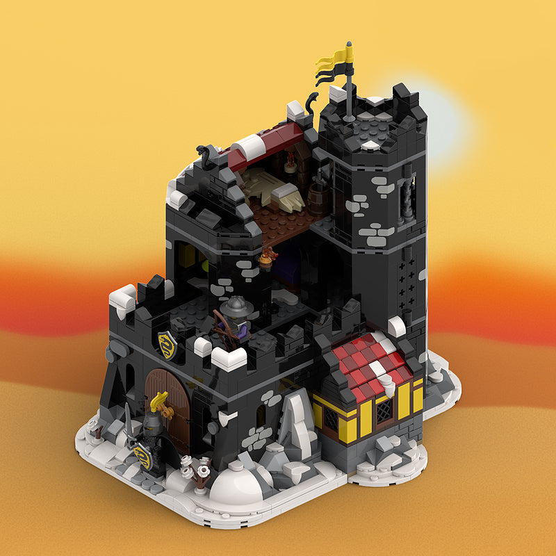 Goat Bricks Serpent Knight's castle Building Blocks Model
