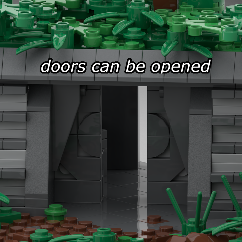 Goat Bricks Star Movie Endor Bunker Building Blocks Model