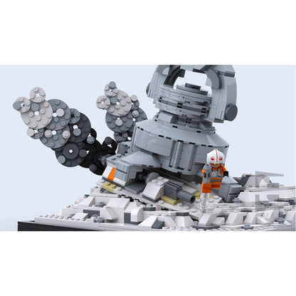 Goat Bricks Star Movie Snowspeeder Escape Building Blocks Model
