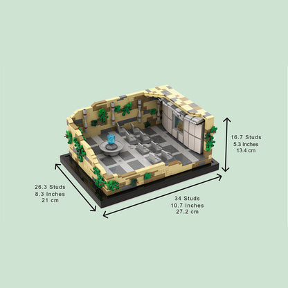 Goat Bricks Star Movie Rebel Briefing Room Building Blocks Model