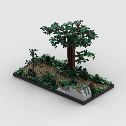 Goat Bricks Star Movie Endor Diorama Building Blocks Model