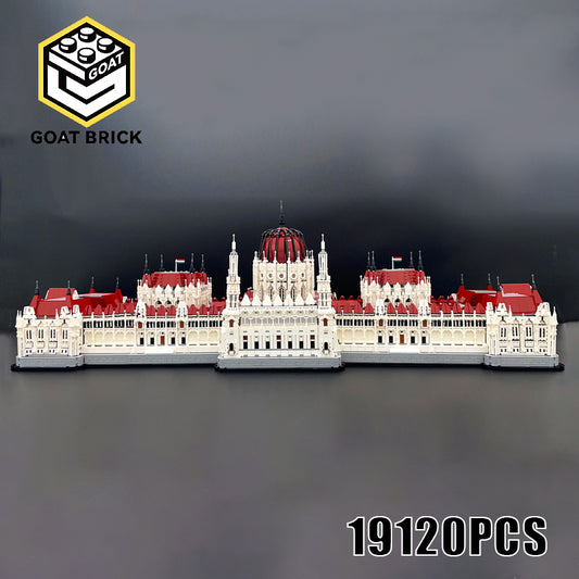 Goat Bricks Budapest Parliament Building Blocks Model