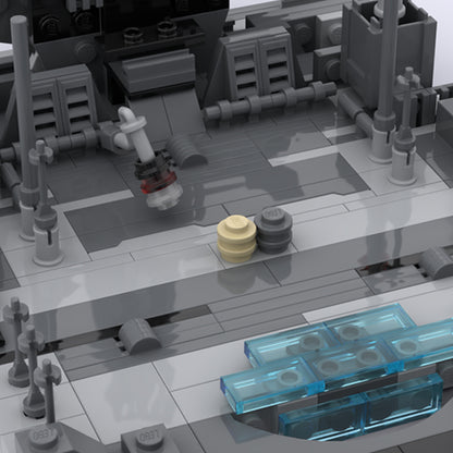 Goat Bricks Star Movie Micro Exegol Throne Room using only 75257 Falcon Building Blocks Model
