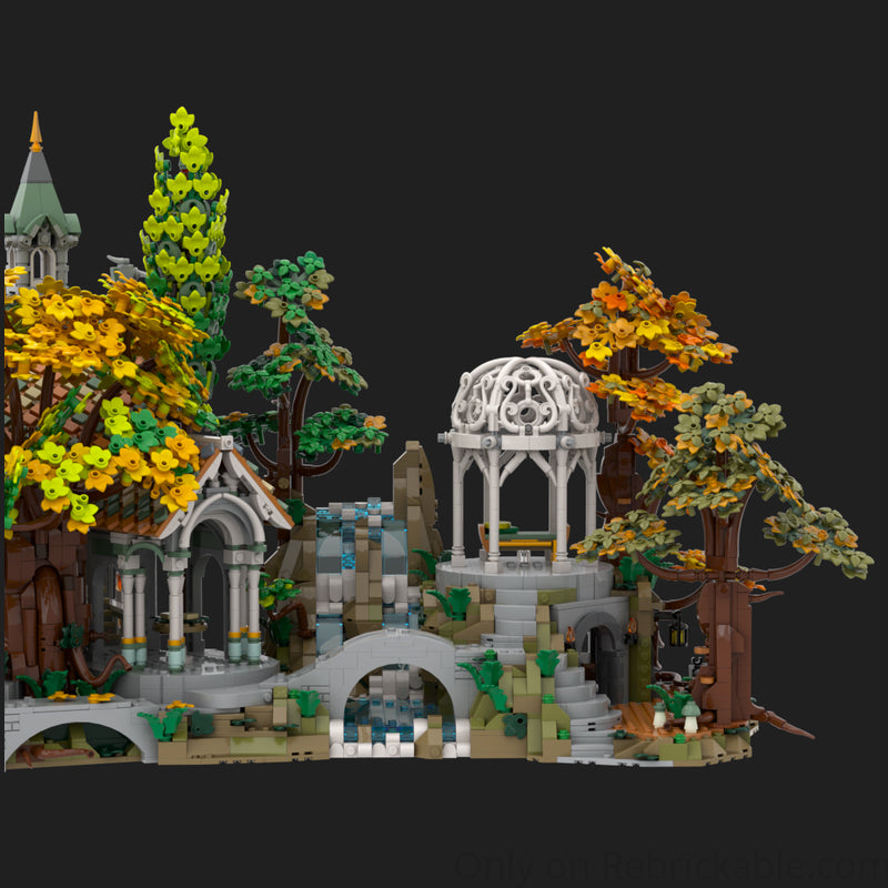 Goat Bricks Rivendell Expansion Building Blocks Model