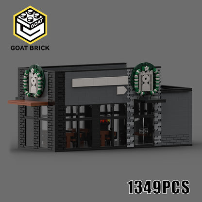 Goat Bricks Starbucks Building Blocks Model