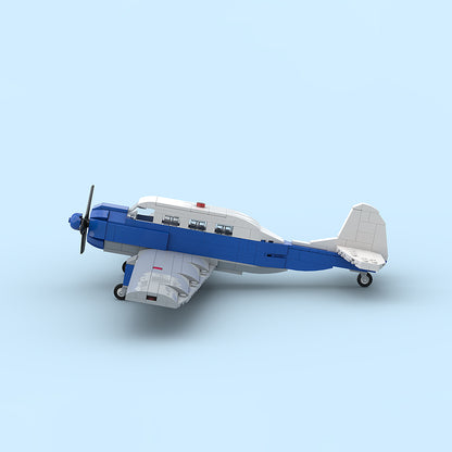 Goat Bricks Vintage Personal Airplane Building Blocks Model