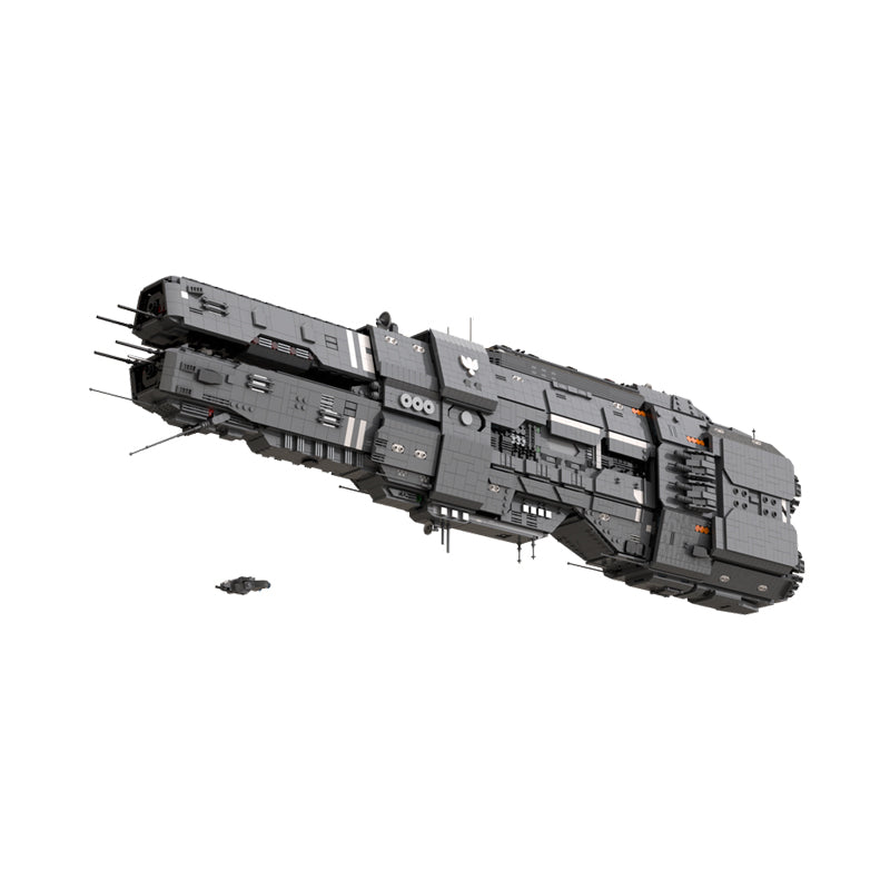 Goat Bricks Artemis-class Battlecruiser - UNSC Artemis Agrotera Building Blocks Model