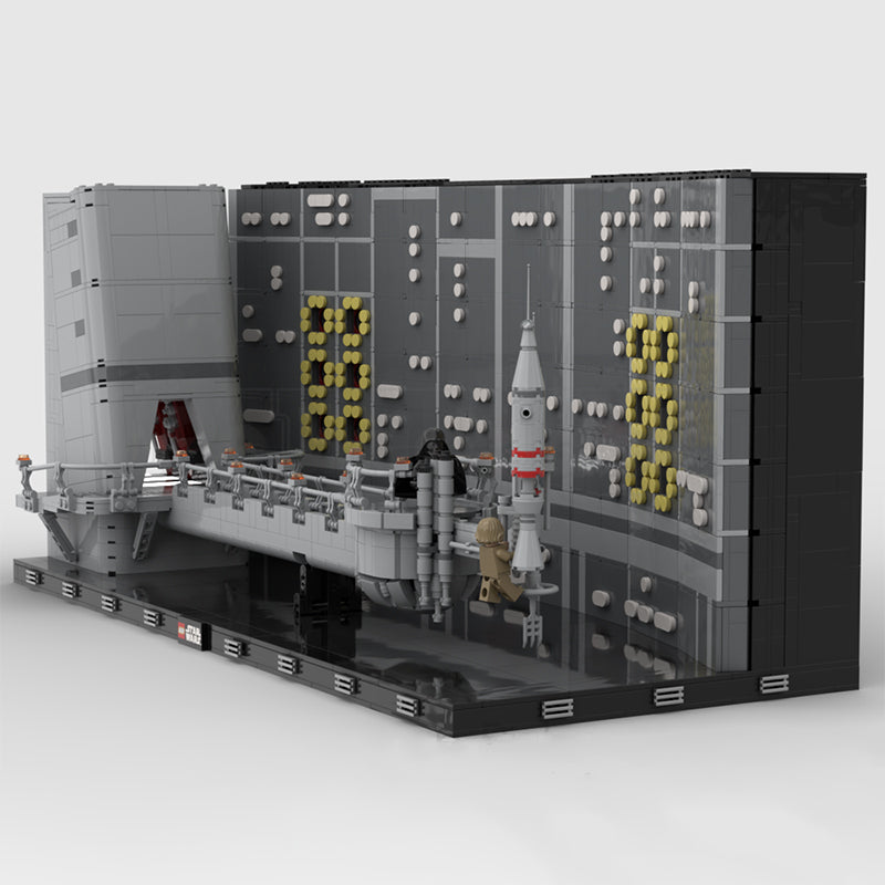 Goat Bricks Star Movie UCS Bespin Duel Diorama Building Blocks Model
