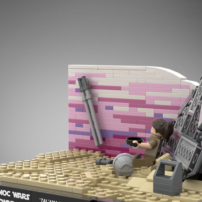 Goat Bricks Star Movie The Scavenger Building Blocks Model