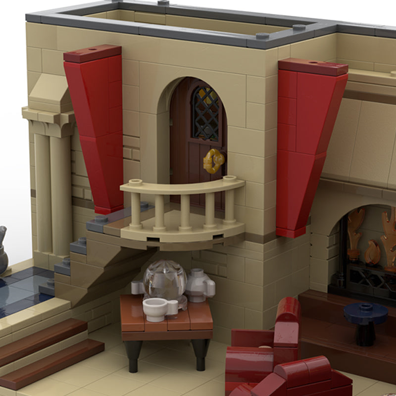 Goat Bricks Magical Movie Magical Divination Classroom Building Blocks Model
