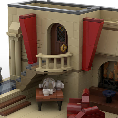 Goat Bricks Magical Movie Magical Divination Classroom Building Blocks Model