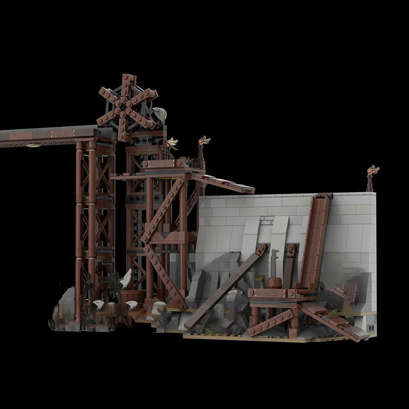 Goat Bricks Orc Forge of Isengard Building Blocks Model