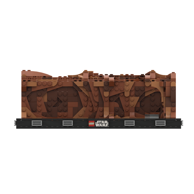 Goat Bricks Star Movie First Battle of Geonosis Diorama Building Blocks Model