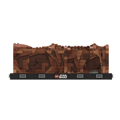 Goat Bricks Star Movie First Battle of Geonosis Diorama Building Blocks Model