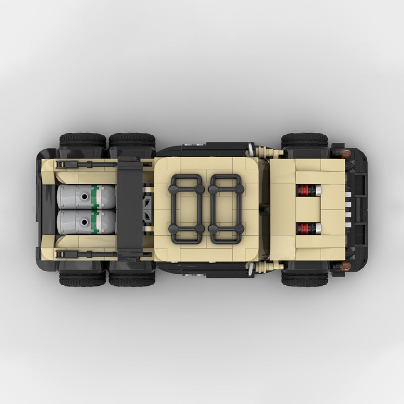 Goat Bricks 2009 AM General Humvee Custom 6x6 Building Blocks Model