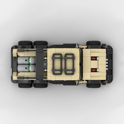Goat Bricks 2009 AM General Humvee Custom 6x6 Building Blocks Model