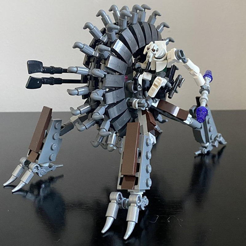Goat Bricks Star Movie General Grievous Wheel Bike Building Blocks Model