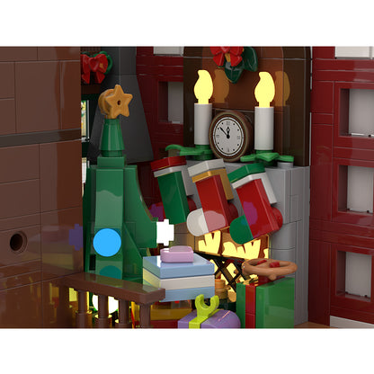 Goat Bricks German Christmas Old Town Building Blocks Model