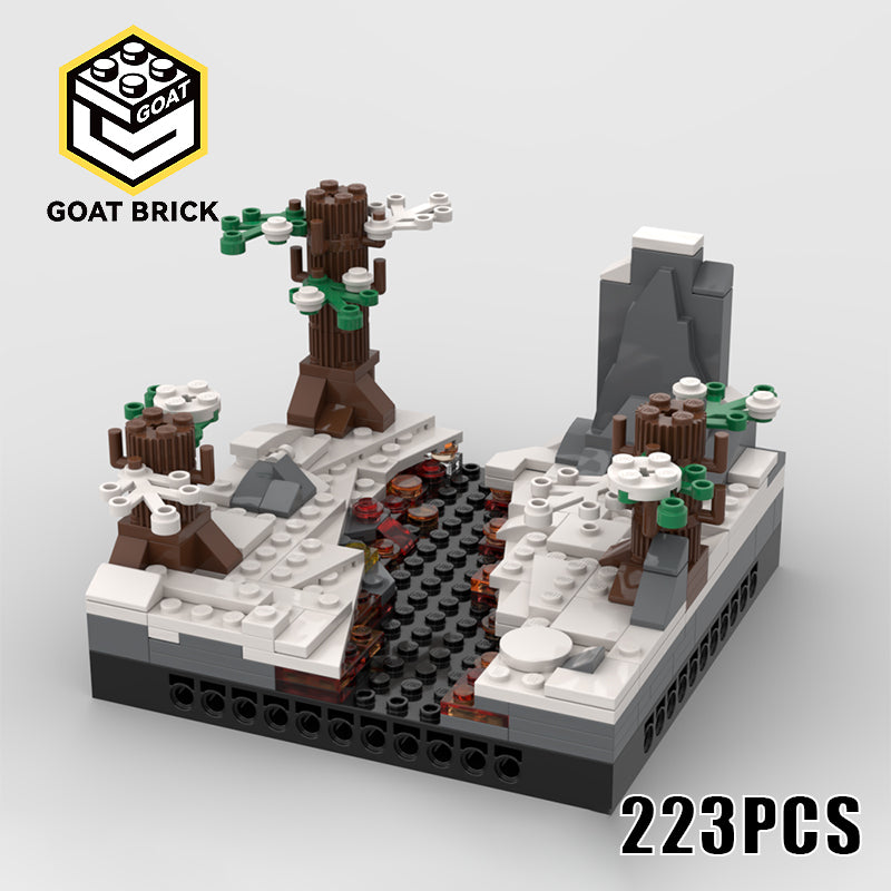 Goat Bricks Star Movie Duel on Starkiller Base MOD Building Blocks Model