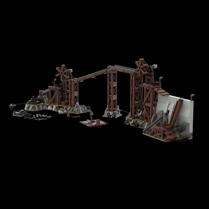 Goat Bricks Orc Forge of Isengard Building Blocks Model