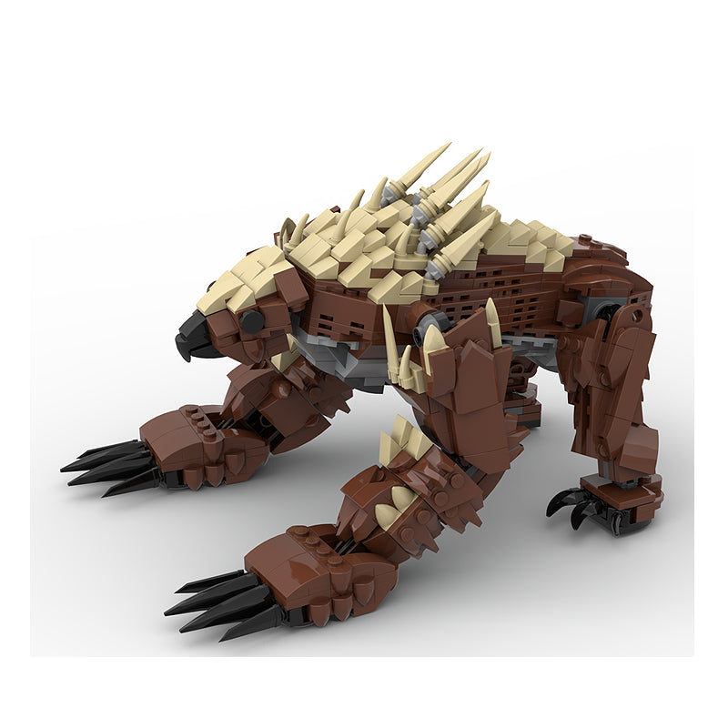 Goat Bricks Echidna Owlbear Building Blocks Model
