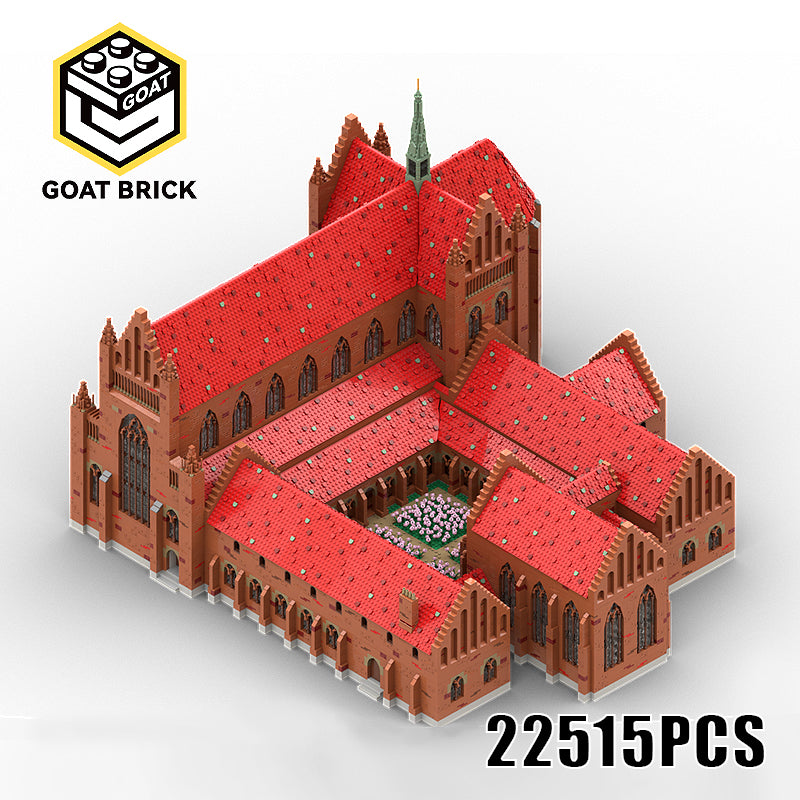 Goat Bricks Kloster St. Pius - North German Monastery Building Blocks Model